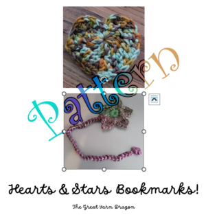 Hearts & Stars Bookmark Patterns