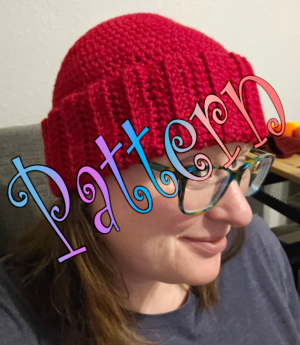 hat picture with the pattern over it